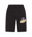 Short De Jogging Détente Homme Noir Beige Off White-1