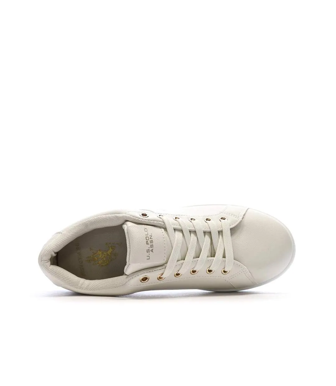 Baskets beiges femme us polo assn for everyday-4
