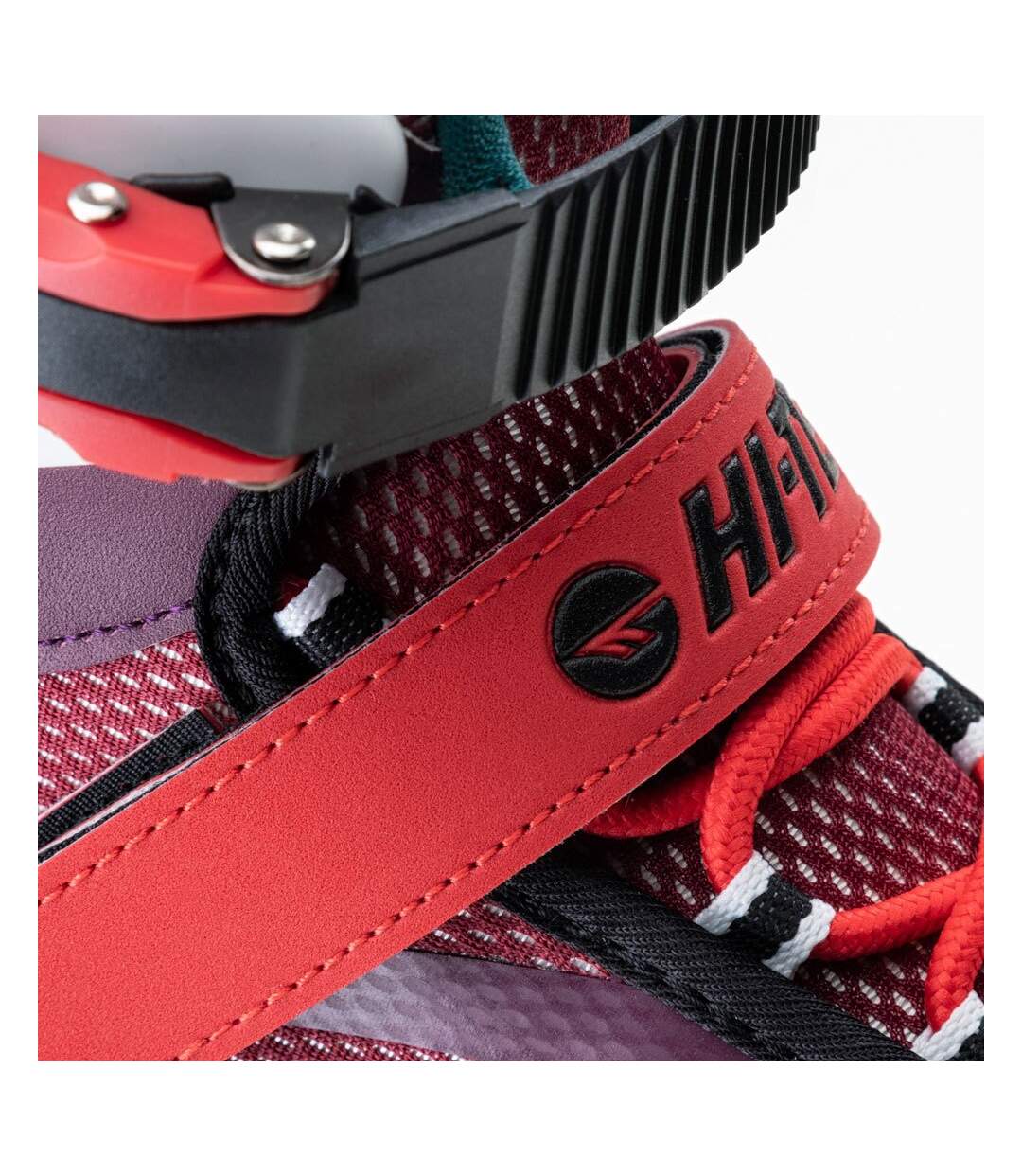 Patins À Roulettes Alignées Rizzo Femme 39 Fr Noir Blanc Violet Foncé Hi-Tec-4