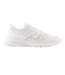 Mens 977r Leather Flat Trainers White New Balance-1