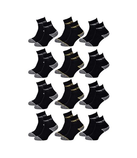 Chaussettes de Travail TRACTO pour Homme Résistance et Qualité Pro - Pack de 12