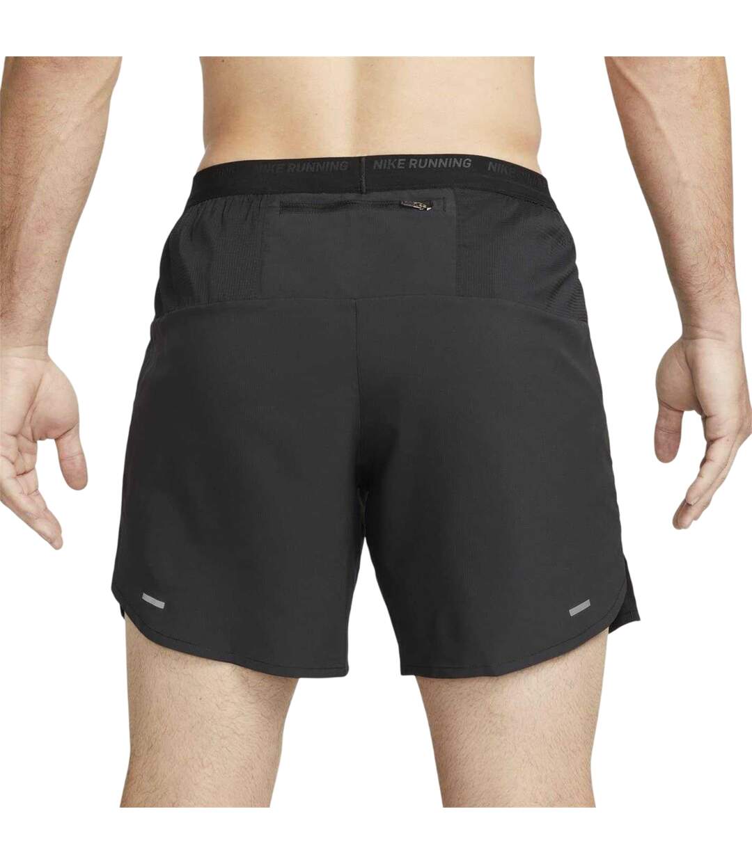 Short De Course Stride Homme Noir Argenté Nike-2