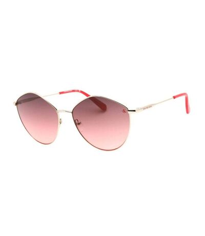 Womens/ladies Gradient Sunglasses One Size Gold Pink Calvin Klein