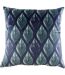 Evans Lichfield Eden Leaves Cushion Cover (Navy/Green) (One Size) - UTRV1874-1