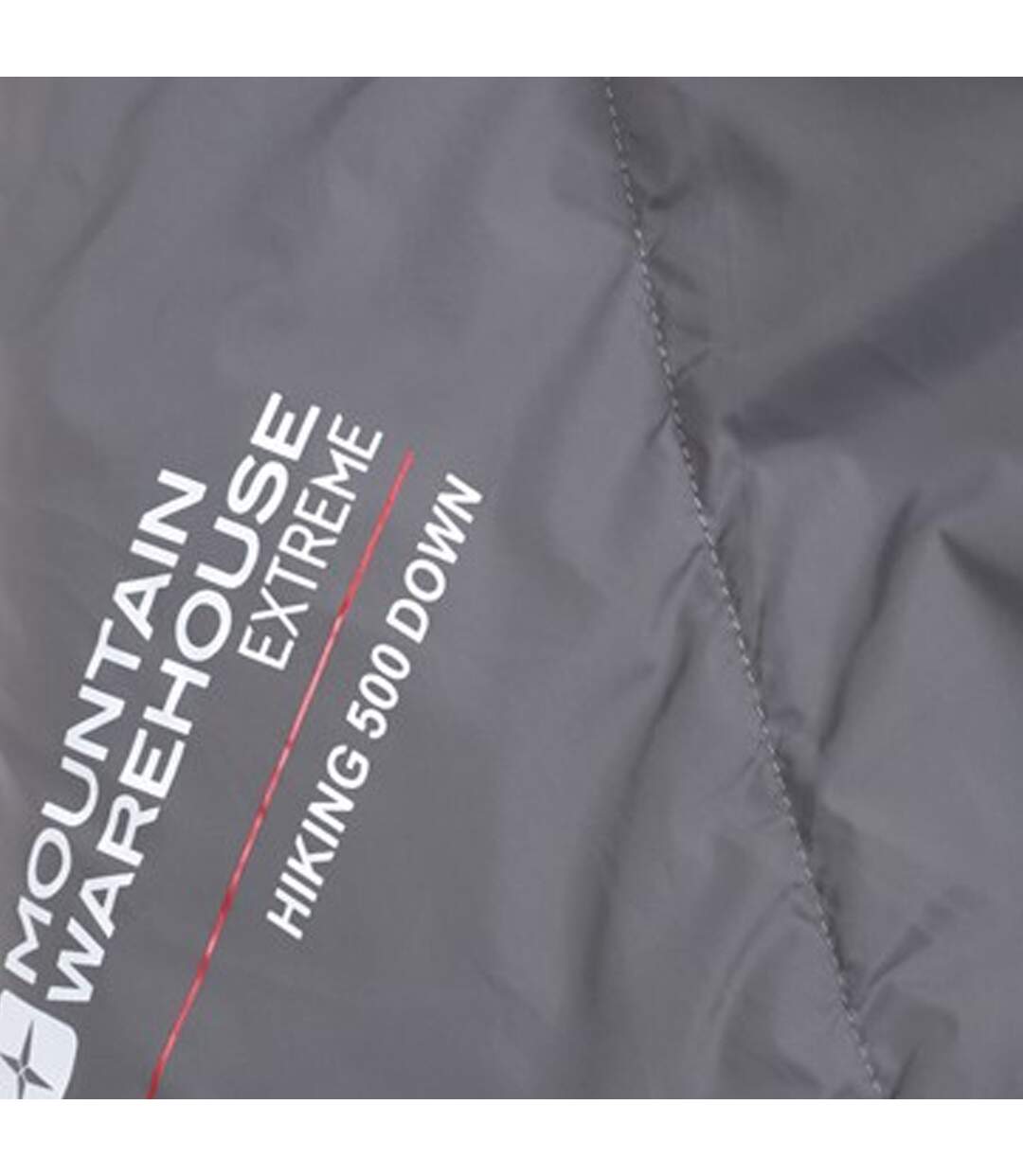 Hiking 500 Down Sleeping Bag One Size Grey Mountain Warehouse-4