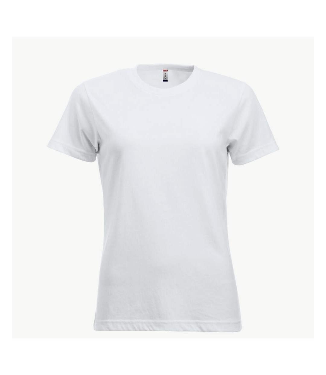 T-shirt new classic femme blanc Clique-1