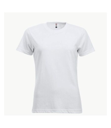 T-shirt new classic femme blanc Clique Clique