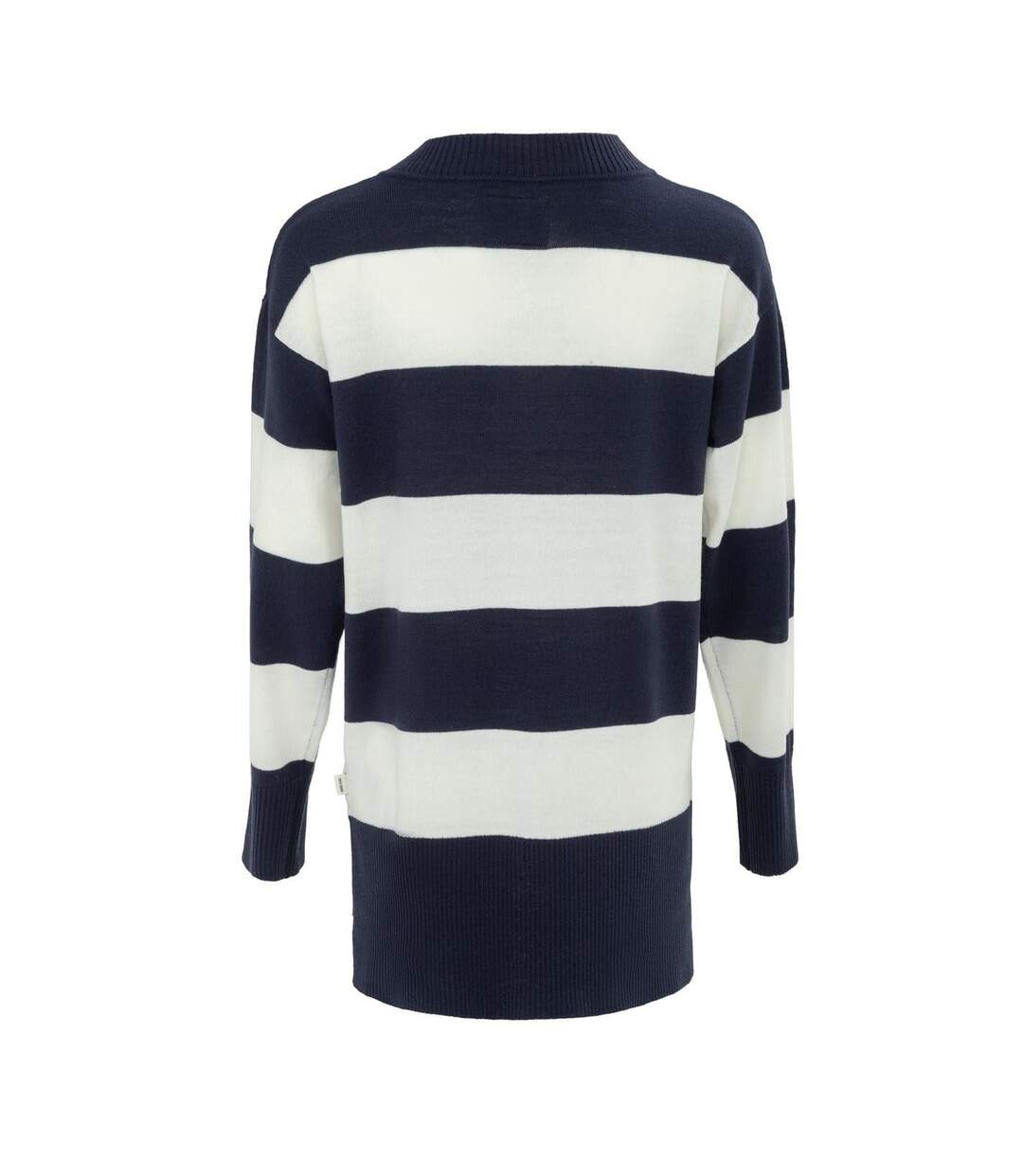 Pull Motif/style À Rayures Femme Bleu Marine Blanc SoulCal-2