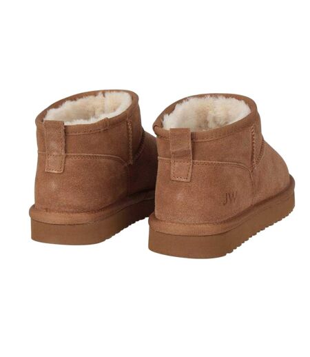Womens/ladies Leather Snug Fit Boots Tan Jack Wills