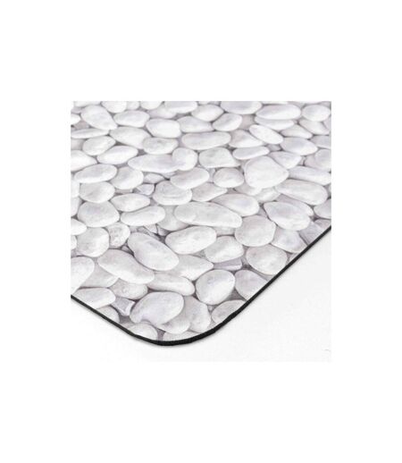 Tapis de Bain Imprimé Leandra 50x80cm Gris