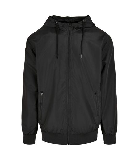 Veste Coupe-vent Homme Noir Build Your Brand