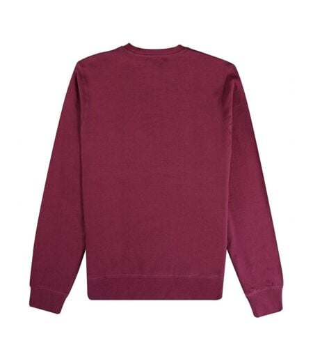 Sweat Sport Motif Logo Adulte Bordeaux Aquascutum