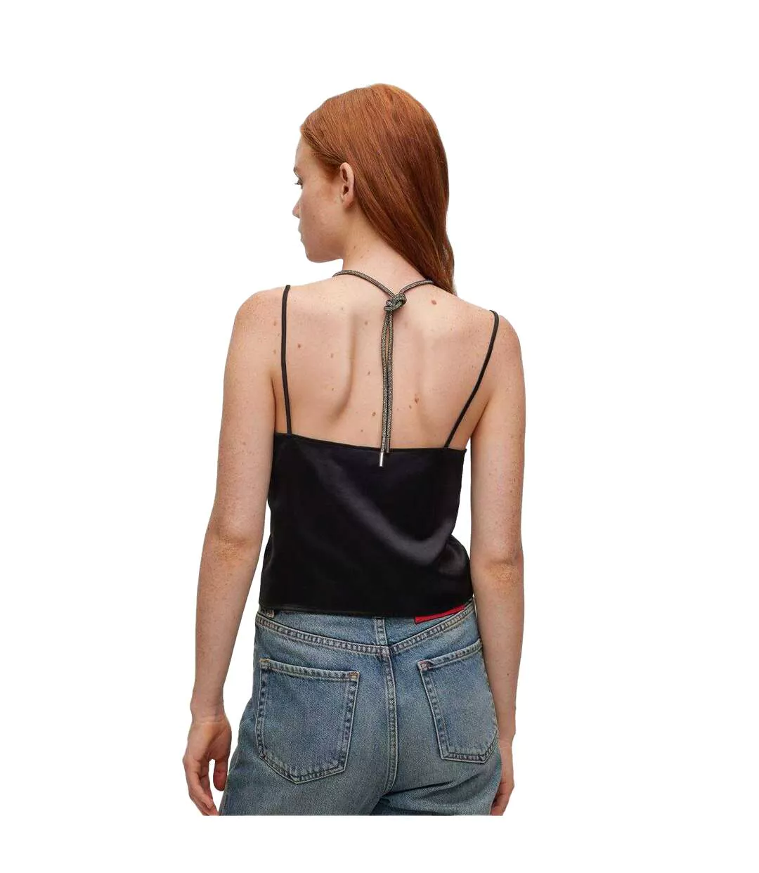 Haut Crystali-1 Femme Noir Hugo Boss-3