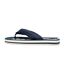 Unisex Adult Floral Pattern Flat Flip Flops Navy Threadbare-2