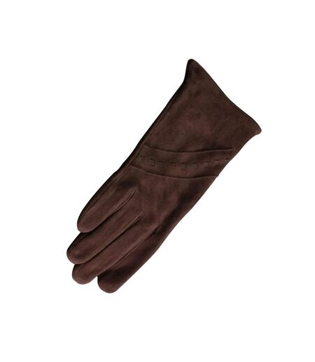 Gants Motif/style Nœud Femme Marron Eastern Counties Leather