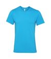Canvas Unisex Jersey Crew Neck Short Sleeve T-Shirt (Aqua Blue)