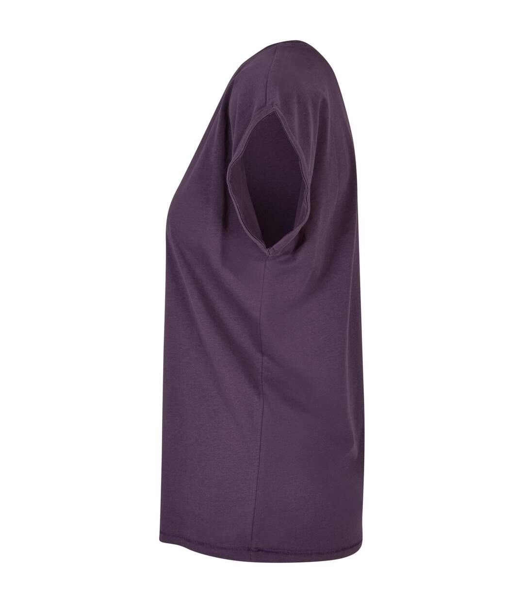 T-shirt Femme Violet Foncé Build Your Brand-4
