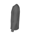 Cottover Mens Long-Sleeved T-Shirt (Charcoal)