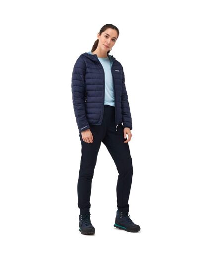 Womens/ladies Marizion Hooded Padded Jacket Navy Sea Haze Regatta