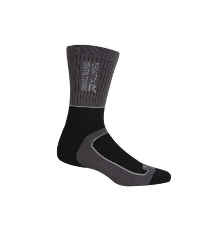 Chaussettes samaris season homme noir / gris foncé Regatta