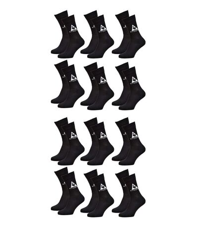 Chaussettes homme Le Coq Sportif -Assortiment modèles photos selon arrivages- Pack de 12 Paires Tennis Noires