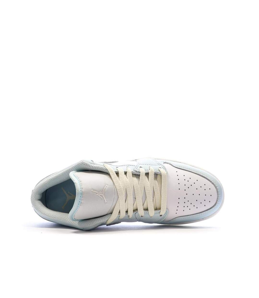 Baskets bleu clair/écru homme nike air jordan 1 low-4