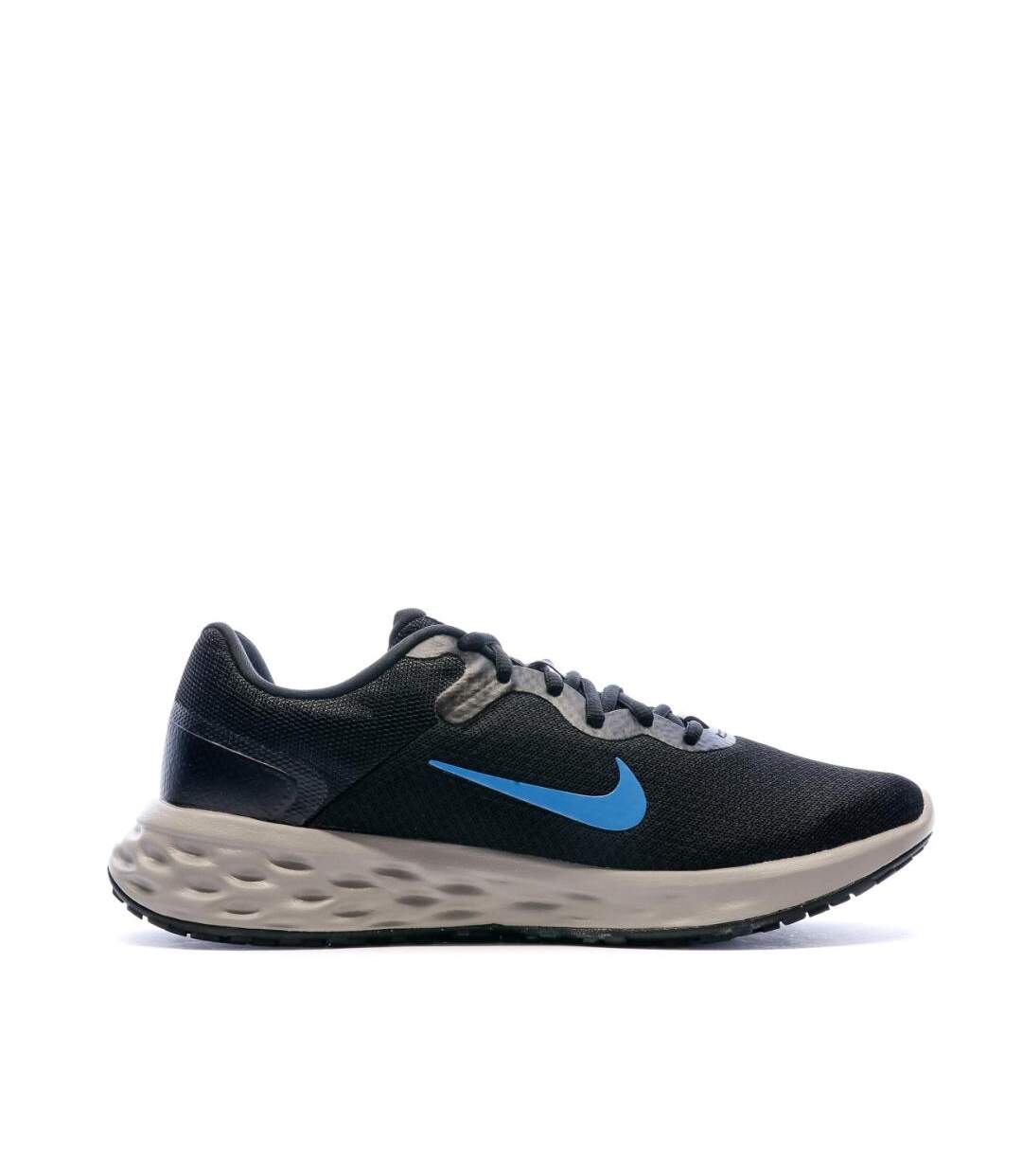 Chaussure de running noir/bleu homme nike revolution 6-2