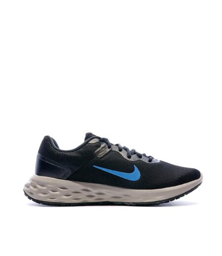Chaussure de running noir/bleu homme nike revolution 6