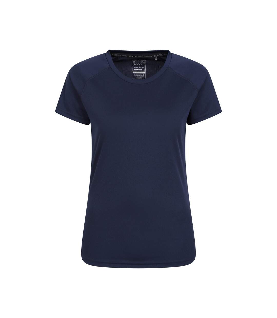 T-shirt Endurance Femme Bleu Marine Mountain Warehouse-1