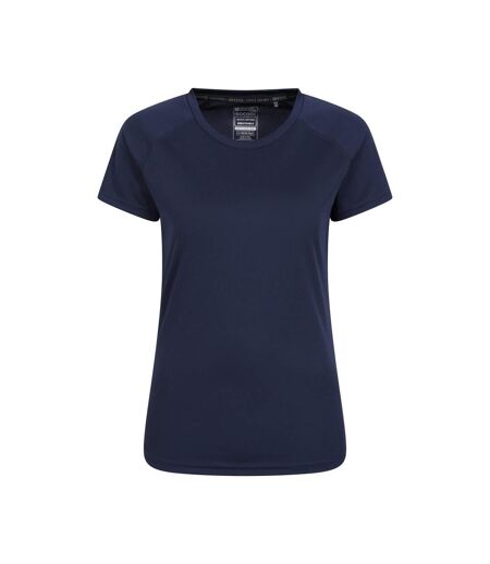 T-shirt Endurance Femme Bleu Marine Mountain Warehouse