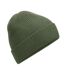 Bonnet Adulte Vert Olive Beechfield-1
