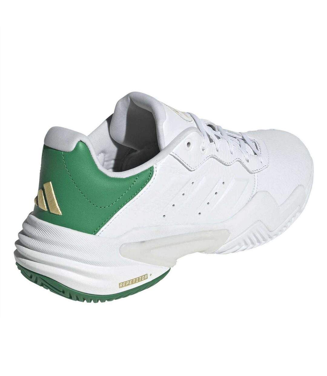 Mens Barricade 13 Lace Up Trainers Gold White Green Adidas-2