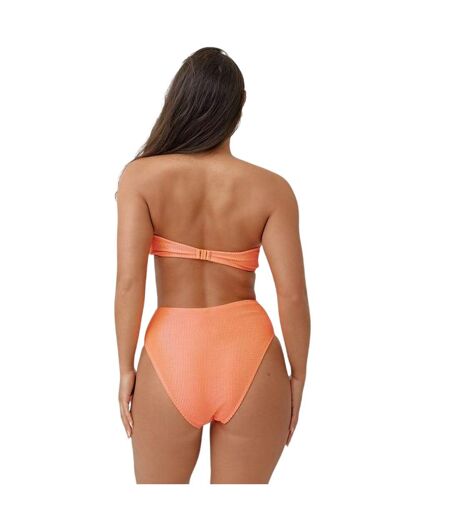 Bas De Maillot De Bain Motif/style Texturé Femme Corail Be You