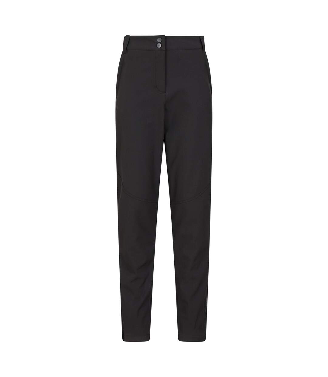 Womens/ladies sierra ii softshell recco ski trousers black Mountain Warehouse-1