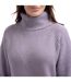 Robe Pull Unie Col Roulé Mattia Femme Gris Chiné Trespass-4