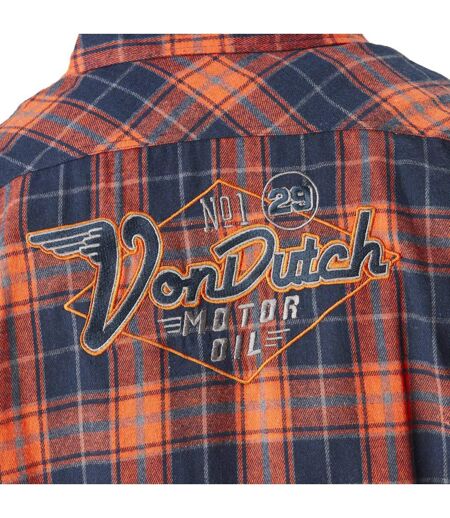 Chemise homme en flanelle à carreaux avec broderie dans le dos Tyler Vondutch