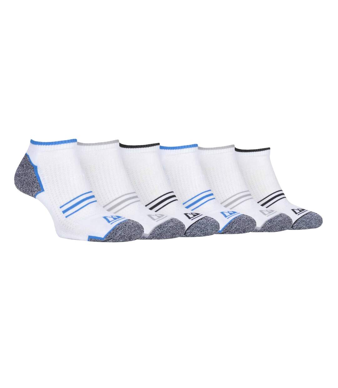 6 Paires Chaussettes de Sport Homme Coton Basses