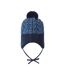 Childrens/kids Paljakka Beanie Black Blue Reima-2