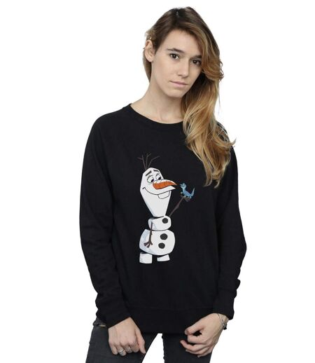 Disney - Sweat FROZEN OLAF AND SALAMANDER - Femme (Noir) - UTBI18753