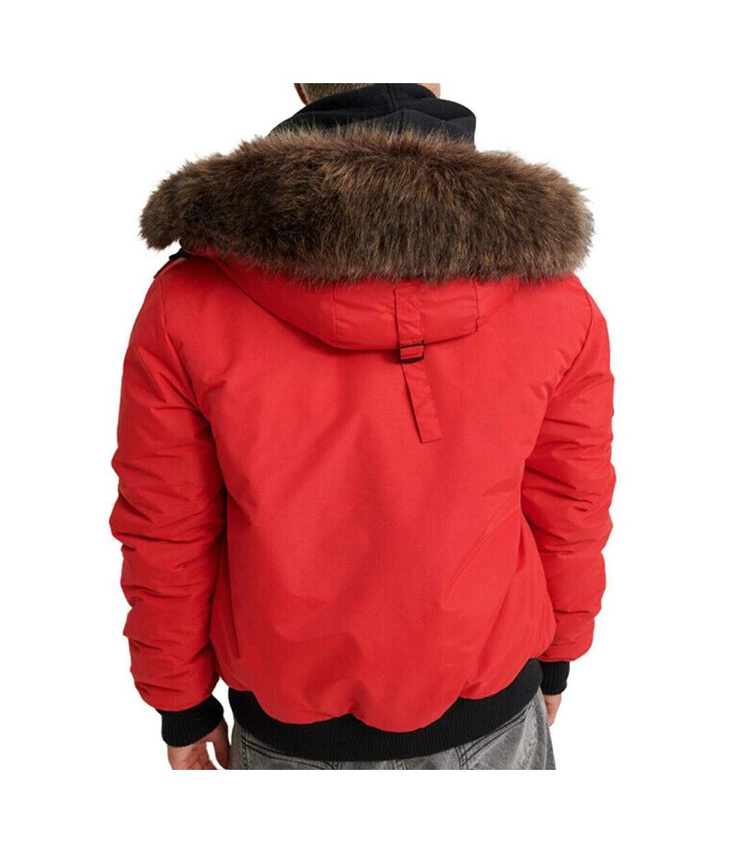 Parka Rouge Homme SuperdryEverest Bomber - XL-2