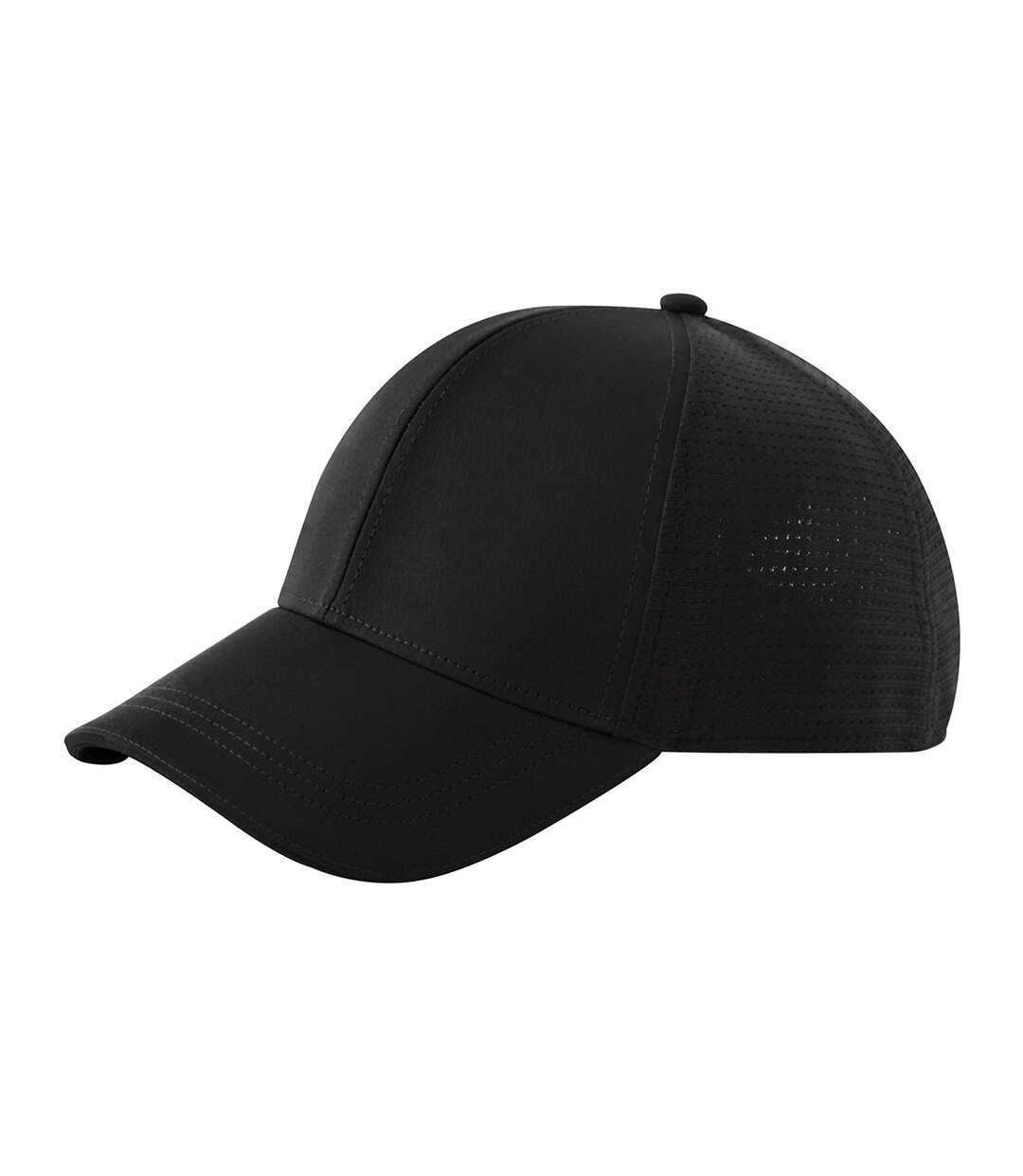 Casquette De Baseball Motif/style Détail Contrasté Club Noir Beechfield-2
