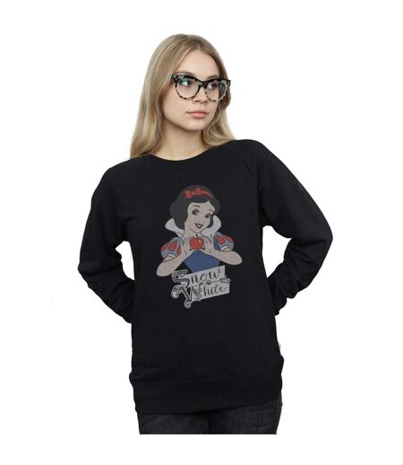 Disney Princess Womens/Ladies Snow White Apple Sweatshirt (Black)