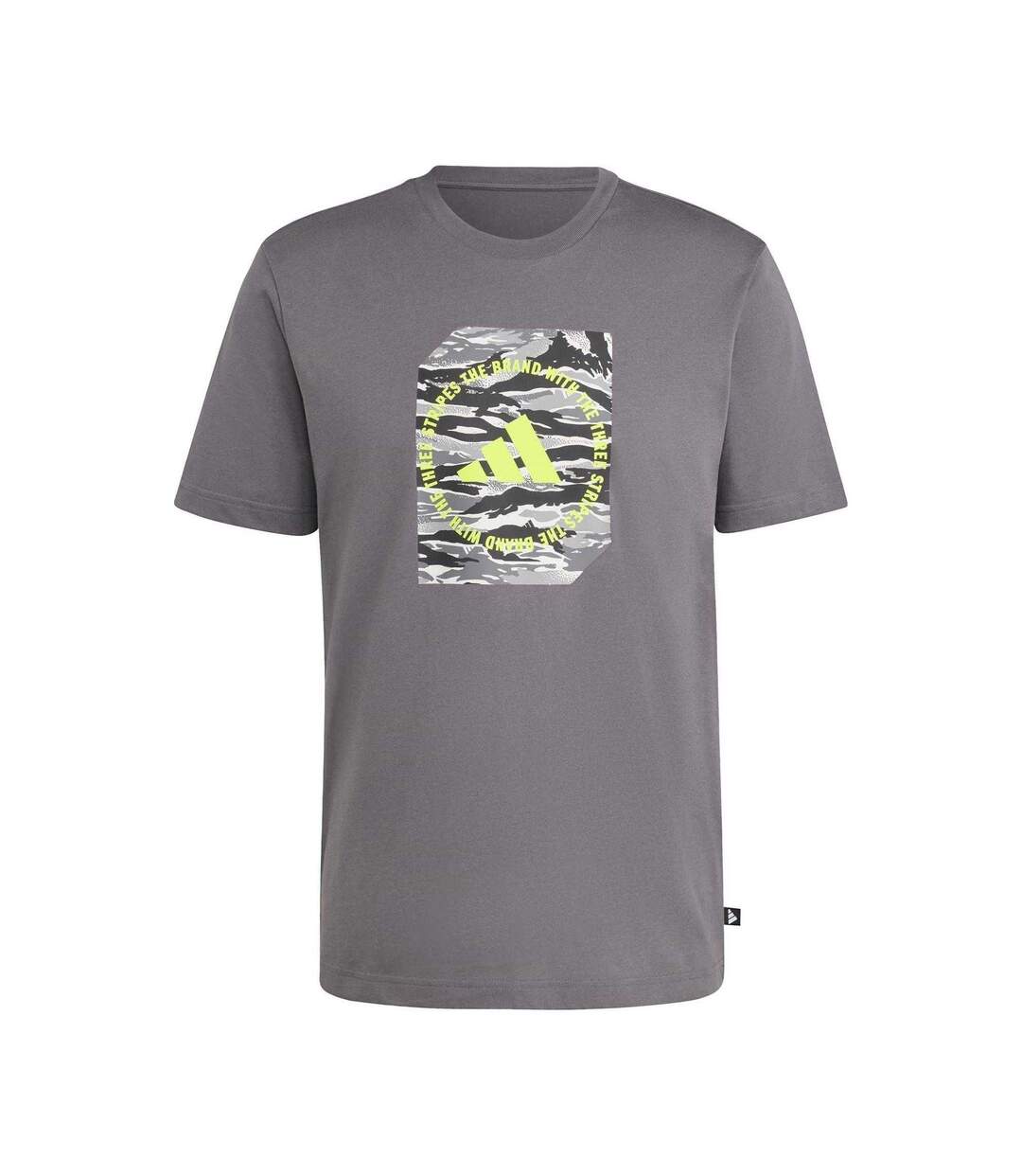 T-shirt Motif/style Camouflage Homme Étain Adidas-2