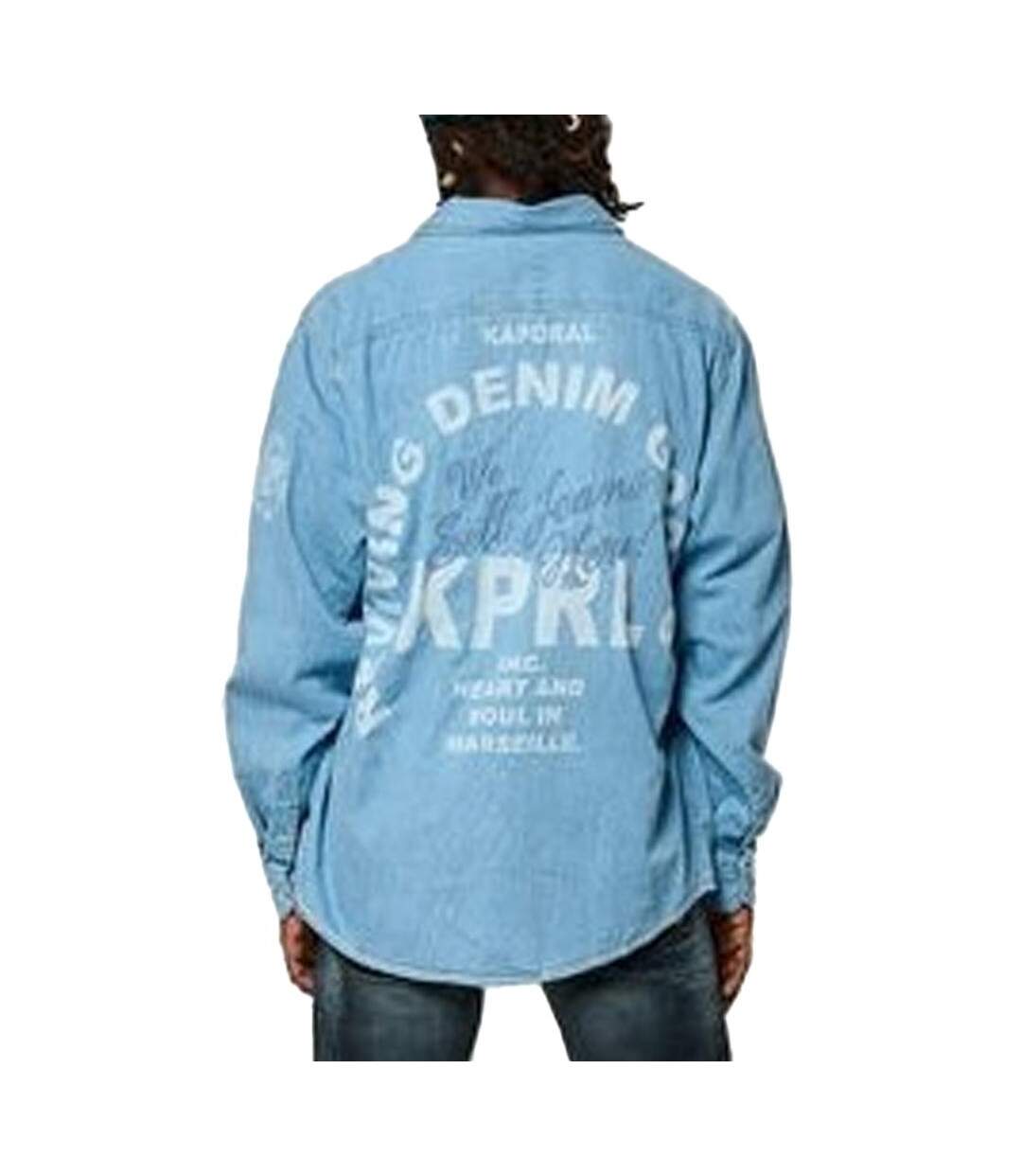 Chemise bleu homme kaporal korde-2