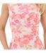Womens/ladies Floral All-over Print Maxi Dress Pink White I Saw It First-4