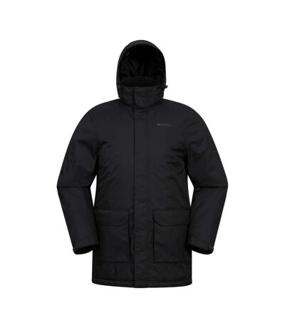 Mens ranger padded parka black Mountain Warehouse