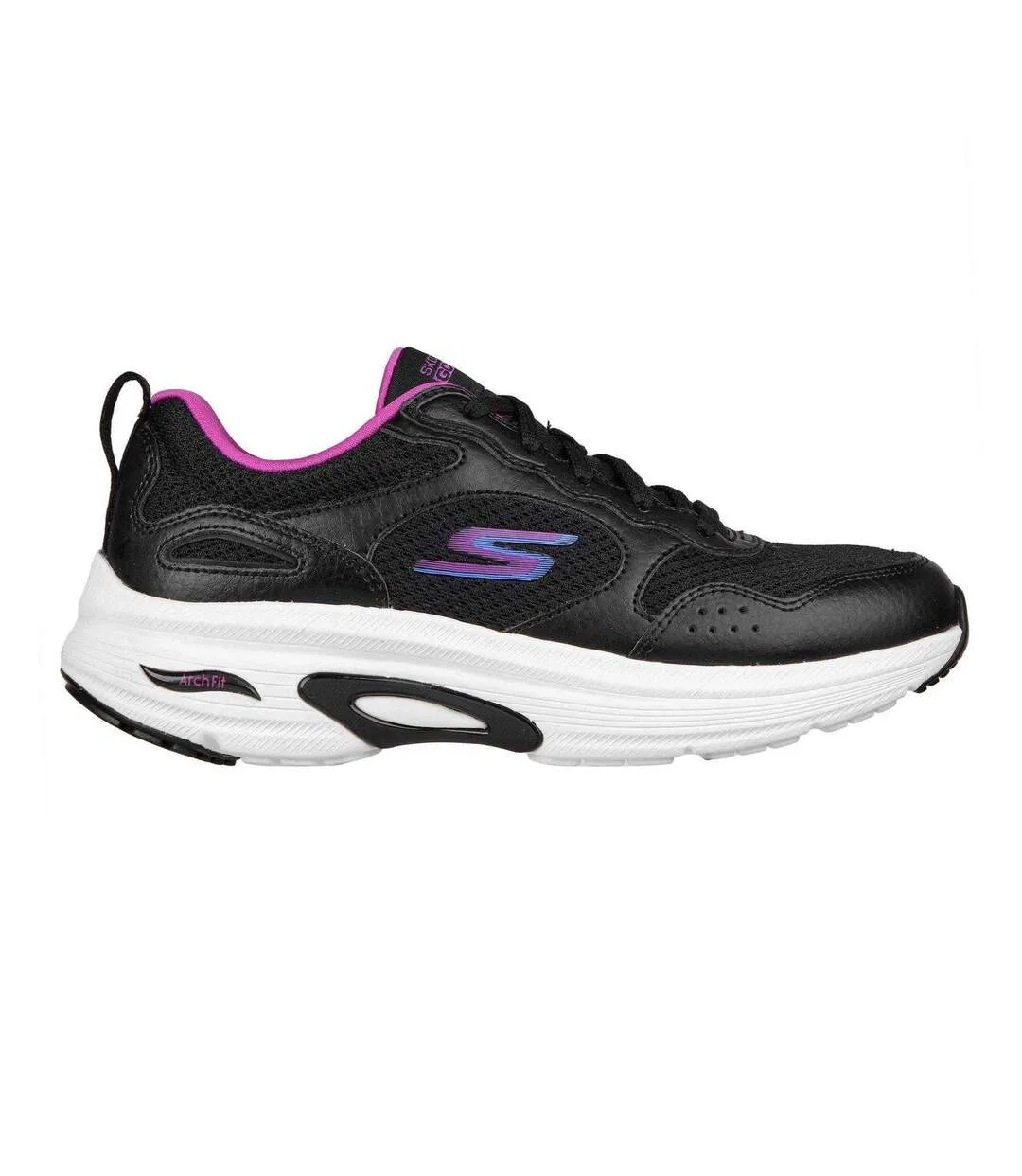 Baskets Go Run Arch Fit Femme Noir Skechers-1
