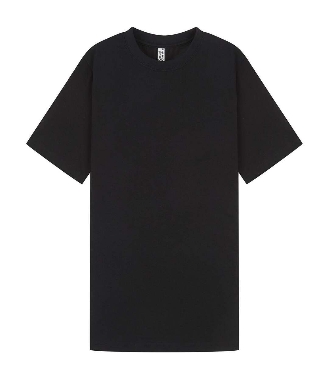 Unisex adult muscles combed ringspun cotton t-shirt black Casual Classics-1