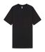 Unisex adult muscles combed ringspun cotton t-shirt black Casual Classics-1