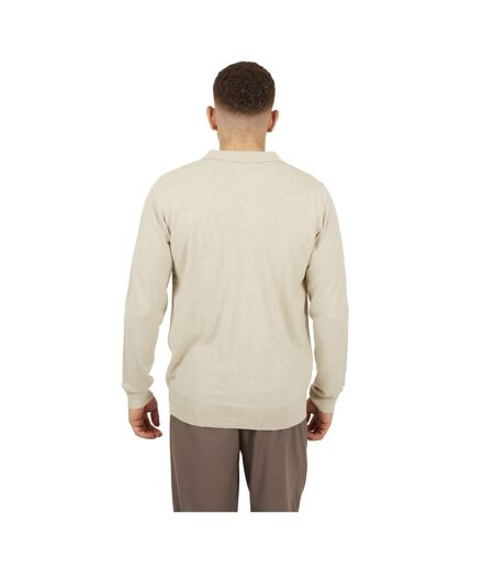 Polo Manches Longues Homme Blanc Cassé Brave Soul